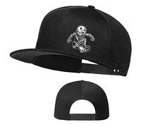 Tijeyi Skateboard Hat Snapback Hats for Men Flat Bill Hats for Boy Adjustable Baseball Cap for Teens Hip Hop Sports, Aliens Skateboard, 1