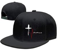 Tijeyi Skull Rose Hat Horror Skeletons Hand Cap Adjustable Snapback Hat for Men Flat Bill Baseball Cap for Boys Snap Backpack Cool, Christ My Life, 1