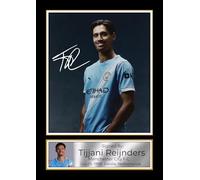 Tijjani Reijnders Signed Autograph Poster Print - Manchester City F.C. Midfielder - Soccer Memorabilia Gift for Fans, A3 Poster Print (420x297mm)