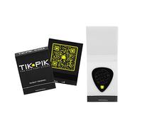 TIK PIK 3-Pack Celluloid Picks | As Seen On Shark Tank | Heavy 0.96mm, Black 3-Pack