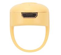TIK Tok Scrolling Ring, BT4.0 Fingertip Video Controller,Bluetooth Camera Video Recording Remote Page Turner for Selfie Video Browsing (Yellow)