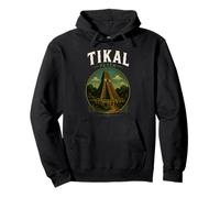 Tikal Guatemala Chapin Antigua Maya Retro Guate Quetzal 502 Pullover Hoodie