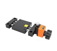 TIKATARER 0-30mm Stroke Manual Linear Stage, Double Rail Z Axes Linear Motion Slide Stage, Translation Displacement Station Platform