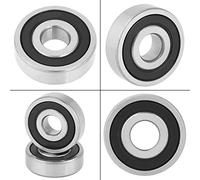 TIKATARER 10 Pack Deep Groove Ball Bearings, 10mm Shaft, Machinery | double rubber sealed, steel construction, 30mm outer diameter, 9mm thickness, 6200 2RS