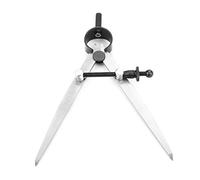 TIKATARER 100mm Leather Compass, Carbon Steel Marking Tool, Adjustable Compass with Flat Legs for Leathercraft & Mechanical Scoring, Ideal for Precision Marking