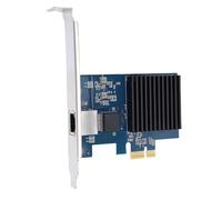 TIKATARER 10G PCIe Card, 10Gbps PCIe Ethernet Adapter with RTL8127 Chipset & 6 Speed Options 10G 5G 2.5G 1G 100Mbps 10Mbps, for PC Server