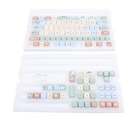 TIKATARER 112 Keys PBT Keycaps, XDA Profile Cute Panda Cartoon Design with Full Five Sided Dye Sublimation, MCA Height 9mm, Ideal for Mechanical Keyboards