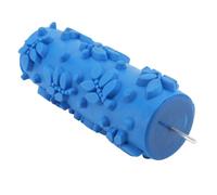 TIKATARER 15cm Rubber Pattern Paint Roller, Reusable Decorative Art Texture Roller, Wall Door with Quick Application, Ideal for Cabinet & Furniture Painting (Rubber 3)