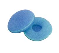 TIKATARER 15mm Foam Replacement Earbud Covers, Soft Comfortable Sponge Earphone Cushions, Enhanced Bass Sound Isolation Pads with Durable Material, Ideal for MP3, MP4, CD, DVD, Phone & (Blue)