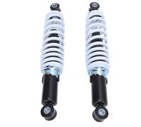 TIKATARER 2pcs 300mm Motorcycle Shock Absorber, Adjustable Damping Shock Damper with High Hardness Steel Alloy Mounts and Performance Springs, for Mini Dirt Bike Scooter Pocket Cart