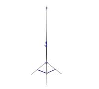 TIKATARER 300cm Heavy Duty Light Stand with Twist Lock Knob Adjustment, Spring Cushion Protection System, Dual Thread Mounts 1/4" & 3/8" for Studio Portrait Outdoor Photography (Blue)