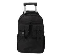 TIKATARER 30L Vacuum Compression Backpack with Pump & Wheels, Water Proof Rolling Duffle Bag, Trolley Backpack Multifunctional Carry On Laptop Bag, Ideal for Business Trip