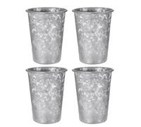 TIKATARER 390ml Ti Drinking Cups, Lightweight Portable Whiskey Mug, Camping Cup for Outdoor, Home & Office (4pcs)