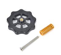 TIKATARER 3D Printer Hot Bed Leveling Kit, 4 Set 3D Printer Parts with Nuts, Springs, and Screws for KOONOVO