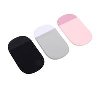 TIKATARER 3pcs PU Stretchy Polyurethane Fiber Fabric Self Adhesive Holder, Laptop Accessory, Reusable No Glue Organizer for Wireless Mouse, Hard Disk & USB Flash Drive