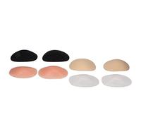 TIKATARER 4 Pairs Silicone Shoulder Pads, Self Adhesive & Removable Push Up Shoulder Shapers for Women Men, Reusable Breathable Posture Support for Clothes