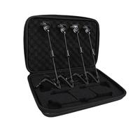 TIKATARER 4 Pcs Fishing Bite Alarm Indicators, Universal Carp Fishing LED Illuminated Indicator, 4 Colored LEDs Indicator with Bite Detection, Ideal for Outdoor Gear