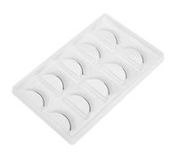 TIKATARER 5 Pairs False Eyelashes, Soft Fiber Training Lashes with Carry on Back Gum, Beauty Salon Tools, Ideal for Beginners and Grafting Practice
