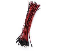 TIKATARER 50pcs Pre Wired LED Diodes, 3mm 5mm 10mm Water Clear White Red Blue Green Light Diodes, Low Power Consumption 9-12V DC with Beam Angle 30 for Projects (3mm)