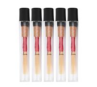 TIKATARER 5pcs Oboe Reeds, Medium Strength Bamboo Reeds with No Soaking Required for Beginner Good Playability 82 X 13 X 13mm