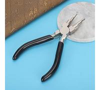 TIKATARER 6 Section Round Nose Precision Circlip Retaining Ring Pliers, Snap Ring Plier, Strong Steel Construction Pliers with Jewelry Watch Repair Design, Ideal for Metal Use