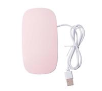 TIKATARER 6W Mini LED Nail Lamp, Portable Foldable Nail Light, Quick Drying UV Lamp with 45 Second Timer, Ideal for Home Use & Salons