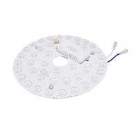 TIKATARER 7.1 Inch 18W LED Ceiling Fan Light Replacement, 3CCT 3000K 4200K 6500K Energy Saving Round Magnetic Retrofit, with Efficient Heat Dissipation, Ideal for Residential Commercial