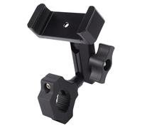 TIKATARER Adjustable Handlebar Phone Mount Replacement, Universal Device Holder, Secure Toolless Installation Clean Finish for Off Road Vehicle Interior XP Crew XP 1000