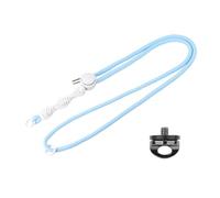 TIKATARER Adjustable Shoulder Strap, Nylon Camera Strap, Secure Lock Buckle with Standard 1/4" Screw, Ideal for Cameras, Selfie Sticks, Handheld Stabilizer, Monocular (Blue)