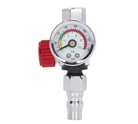 TIKATARER Air Compressor Regulator with, G1/4in Paint Sprayer Air Pressure Regulator Adjusting 0 to 10BAR Quick Accurate Regulating Paint Gun