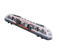 TIKATARER Alloy Toy for Kids, Pull Back Self Running Simulation Model with Interconnectable Cars, 6.6 Inch Educational Toy (White)