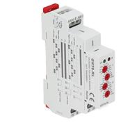 TIKATARER Alternate Circulation Type Time Relay, Multifunction Timer Relay Programmable Time Switch with LED Indicator Red Knob, 0.1s to 10 Days Delay for Motors, Lights, Pumps, Solenoid