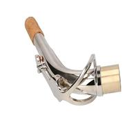 TIKATARER Alto Saxophone Ligature, Surface Lacquered Gold Alto Saxophone Mouthpiece with a Cork for Most Interfaces of (#2)