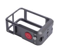 TIKATARER Aluminum Alloy Protective Vlogging Camera Frame, Cold Shoe Mount Camera Cage, Lightweight Hollow Frame for Osmo Action 5 Pro/4/3, with 1/4inch Thread Hole & Magnetic