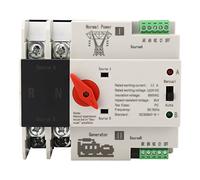 TIKATARER Automatic Transfer Switchs, Automatic Transfer Switchs Power Rv Dual Power 2P Retardant for Generator AC220V (63A)
