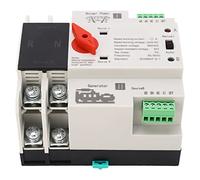 TIKATARER Automatic Transfer Switchs, Automatic Transfer Switchs Power Rv Dual Power 2P Retardant for Generator AC220V (125A)