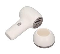 TIKATARER Baby Hair Dryer Cordless Low Noise 2 Speed 2000mAh (Milky White | ABS Material, Infant Body Dryer, Diaper Change Use, Bath and Crib, Rechargeable Battery, Newborn Toddler Use