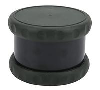 TIKATARER Bait Crusher, Portable Aluminum Teeth Grinding Box with Thickened Plastic & Rubber Grip for Fishing Lure, Manual Bait Grinder for Outdoor Fishing