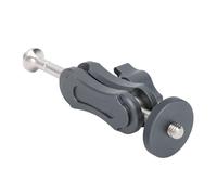 TIKATARER Ball Head Articulating Arm, Dual Ball Heads 360 Degree Flexible Rotation Adjustable Arm with 1/4 Inch Screw, Ideal for Camera Tripods & LED Lights