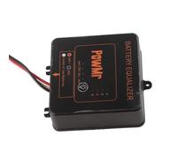 TIKATARER Battery Equalizer 2 X 12V Reverse Connection Protection | Solar System Balancer, Black Housing, Series Connected Cells, 0-5A Compensation, 12V Systems, -20 to 55C