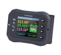 TIKATARER Battery Monitor, Battery Monitor KM105F Shunt with, Shunt, 1m Red Positive Wire, 5m Communication Wire, User Manual Lithium for Diverse