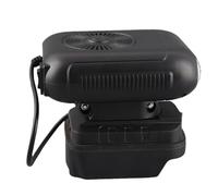 TIKATARER Battery Powered Heater, Portable Space Heater, 90 Degree Flip with 2 Temperature Settings & 2xUSB Ports, Ideal for Workshops, Offices & Dorms