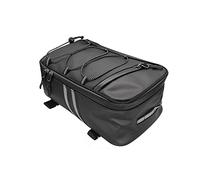 TIKATARER Bike Bag, E Bike Accessories Rack Rear Carrier Bag Trunk PU Leather 9L Large Capacity Storage Luggage Cycle Storage For Bicycles Shoulder with Rain Cover
