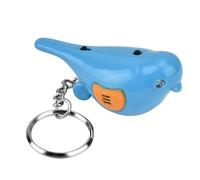 TIKATARER Bird Key Finder, Voice Control LED Whistle Keychain with ON OFF Switch, Ideal for Finding Keys & Small Items (blue)