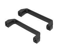 TIKATARER Black Handles, 2Pcs Machine Tool Plastic Rectangular Pull Handle Gate Handle Door Pulls Grip Hardware Handles Parts Square Replacement 8.5x180A