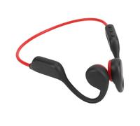 TIKATARER Bone Conduction Headphones, Bluetooth 5.4 Water Proof (Black Red)