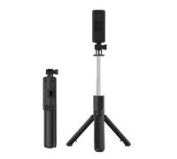 TIKATARER BT Selfie Stick Tripod, Adjustable Height 68cm Tripod with Wireless Remote & Universal Phone Holder, Ideal for Smartphones Travel Video Recording (Black)