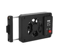 TIKATARER Camera Cooling Fan for RP, A7M4, A7C, ZVE10, FX30, R5, 5 Speeds Adjustable External Cooling System with Digital Display & Spring Mount, Ideal for Video Recording