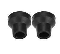 TIKATARER Cane Tips, Rubber Cane Tips Rubber Skid Wearproof Walking Crutch 10Pcs for for Standard and Folding Walking Sticks (12mm)