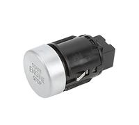 TIKATARER Car Engine Start Stop Push Button 5N0959839, Round Ignition Starter Switch Universal Auto Interior Accessories, Ideal for Maintenance Repairing